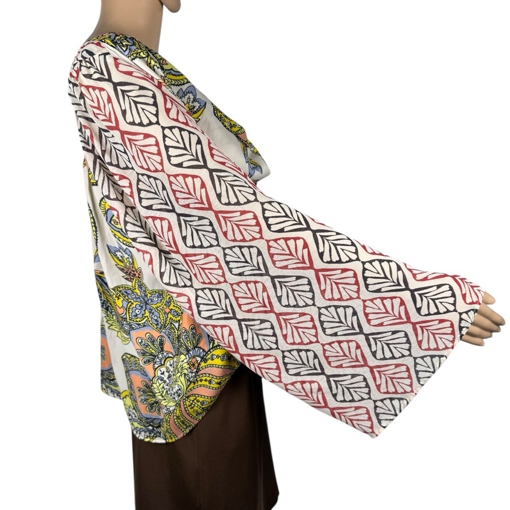 Free People Aleena Printed Long Sleeve Blouse Size S - Picture 5 of 10